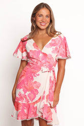 Jem Mini Dress - Pink Floral